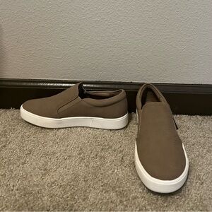 Women's Brown Slip-On Sneakers